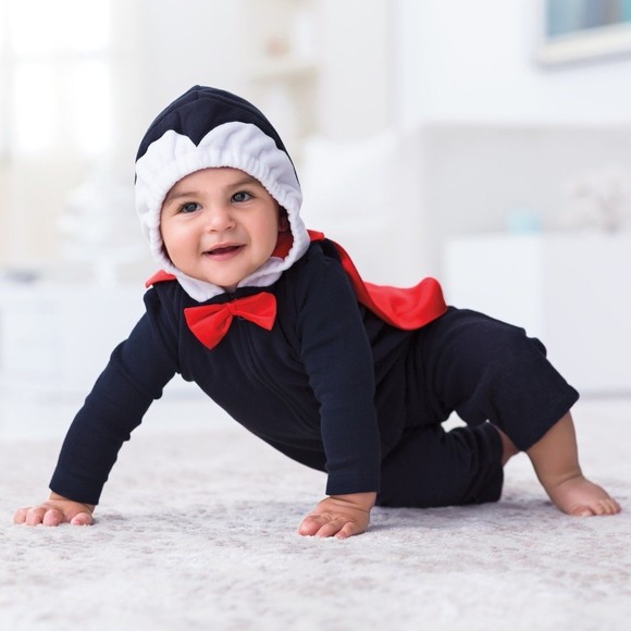 Carter's Costume 3pc Count Dracula Fleece Vampire Halloween 6-9M Bat NWT - Picture 4 of 4